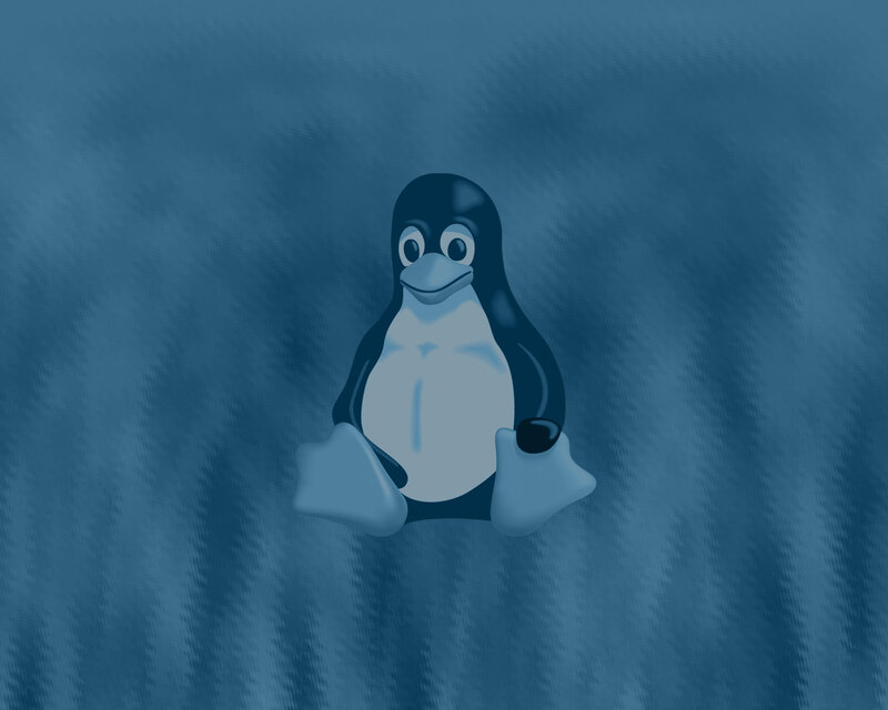 Tux the Penguin — Blue