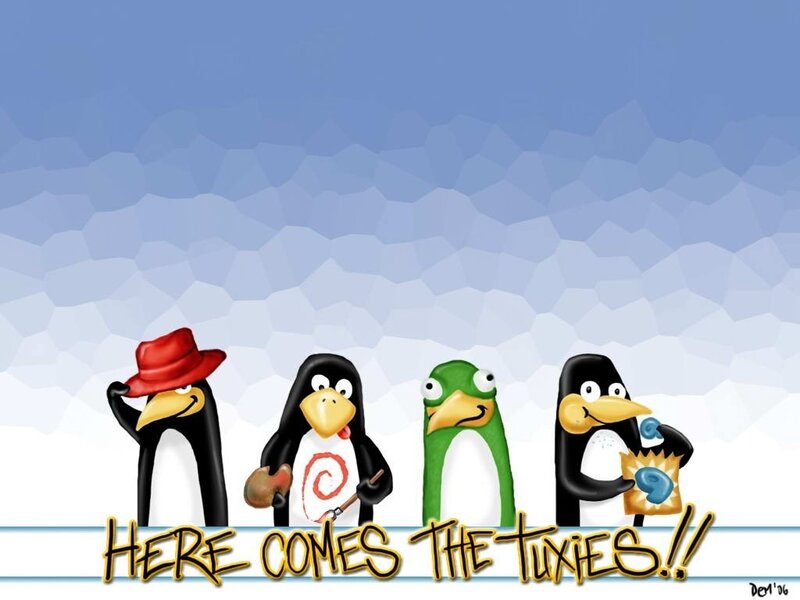 Tux the Penguin Gang