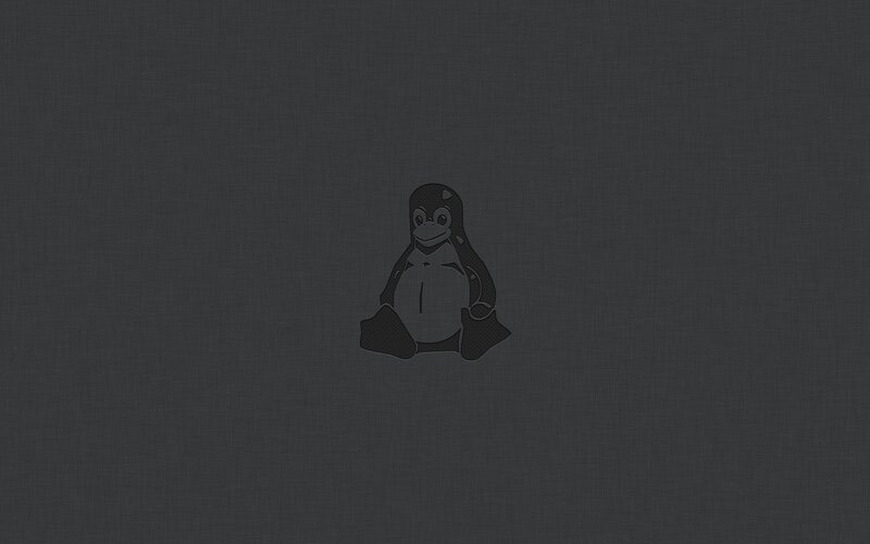 Tux the Penguin — Gray