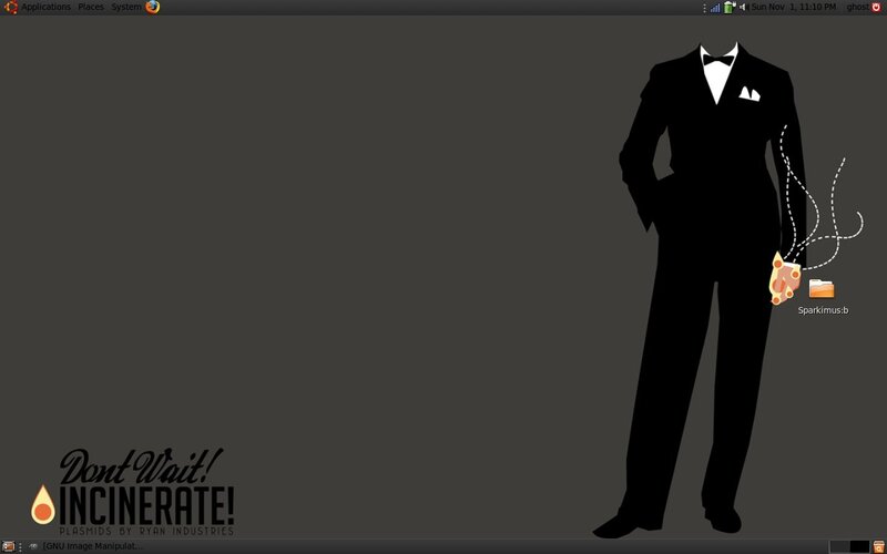 tuxedo silhouette desktop