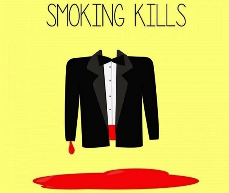 Tuxedo with Blood Puddle