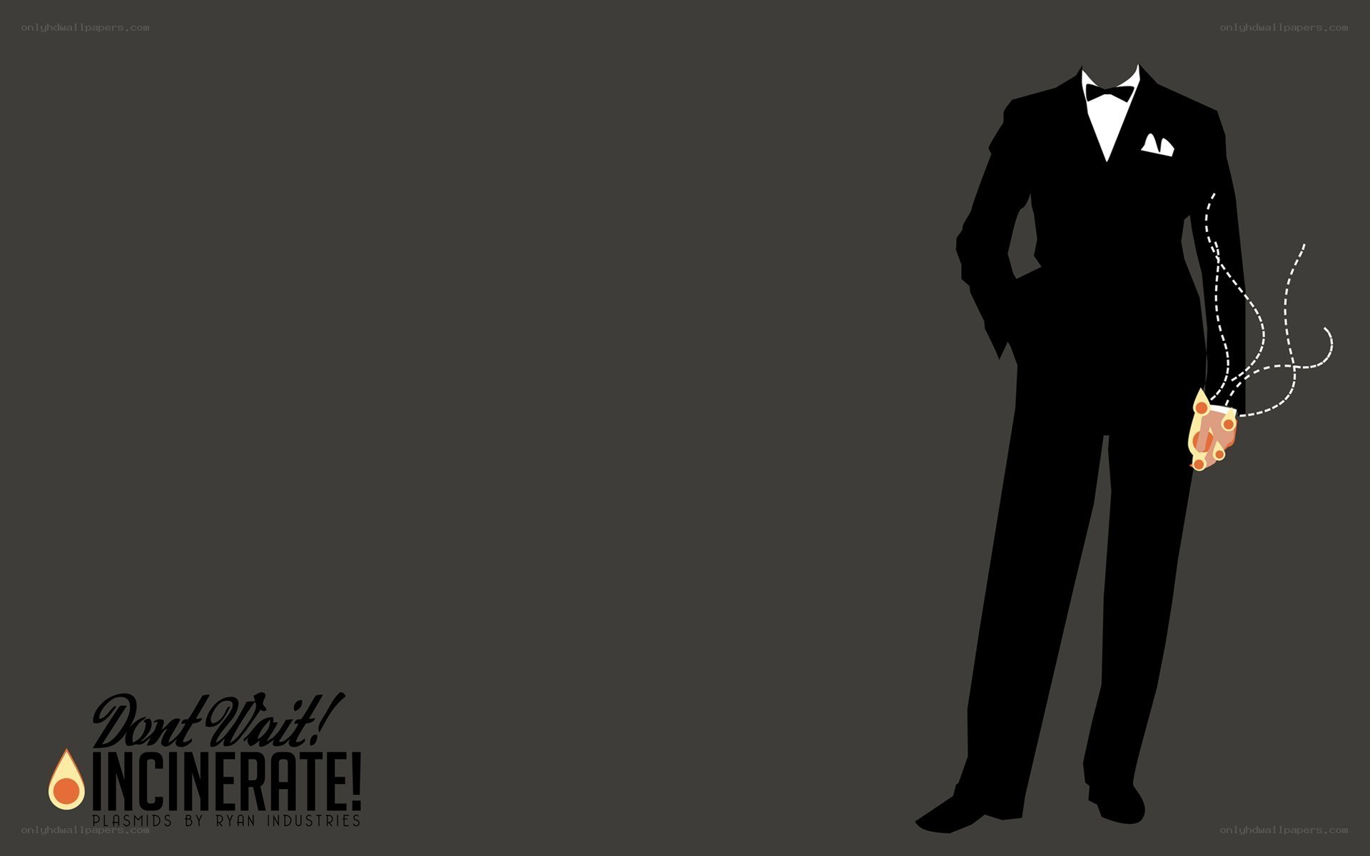 tuxedo with incinerator