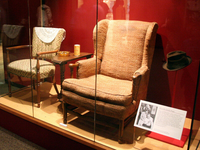 TV show set furniture display