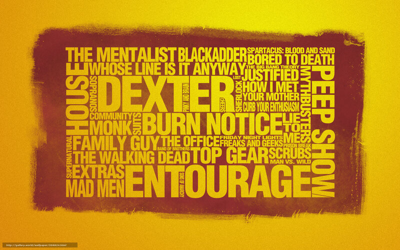 TV show word cloud