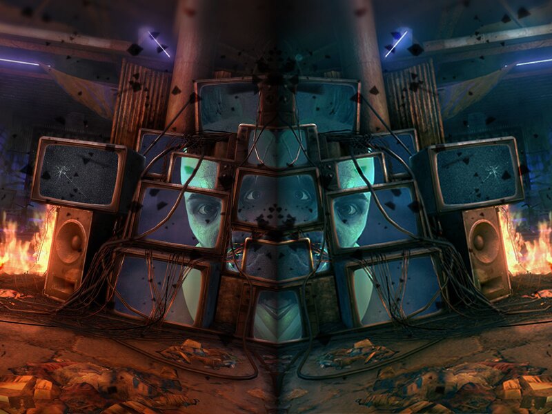 TVs with a face in the center