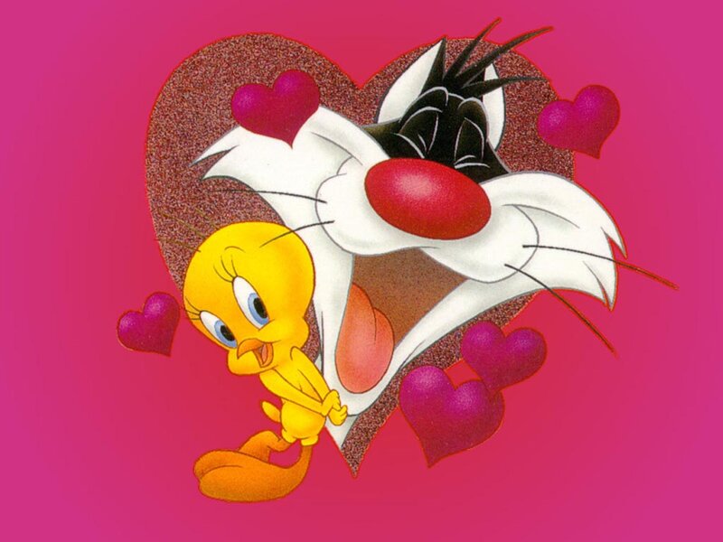 Tweety and Sylvester — Pink