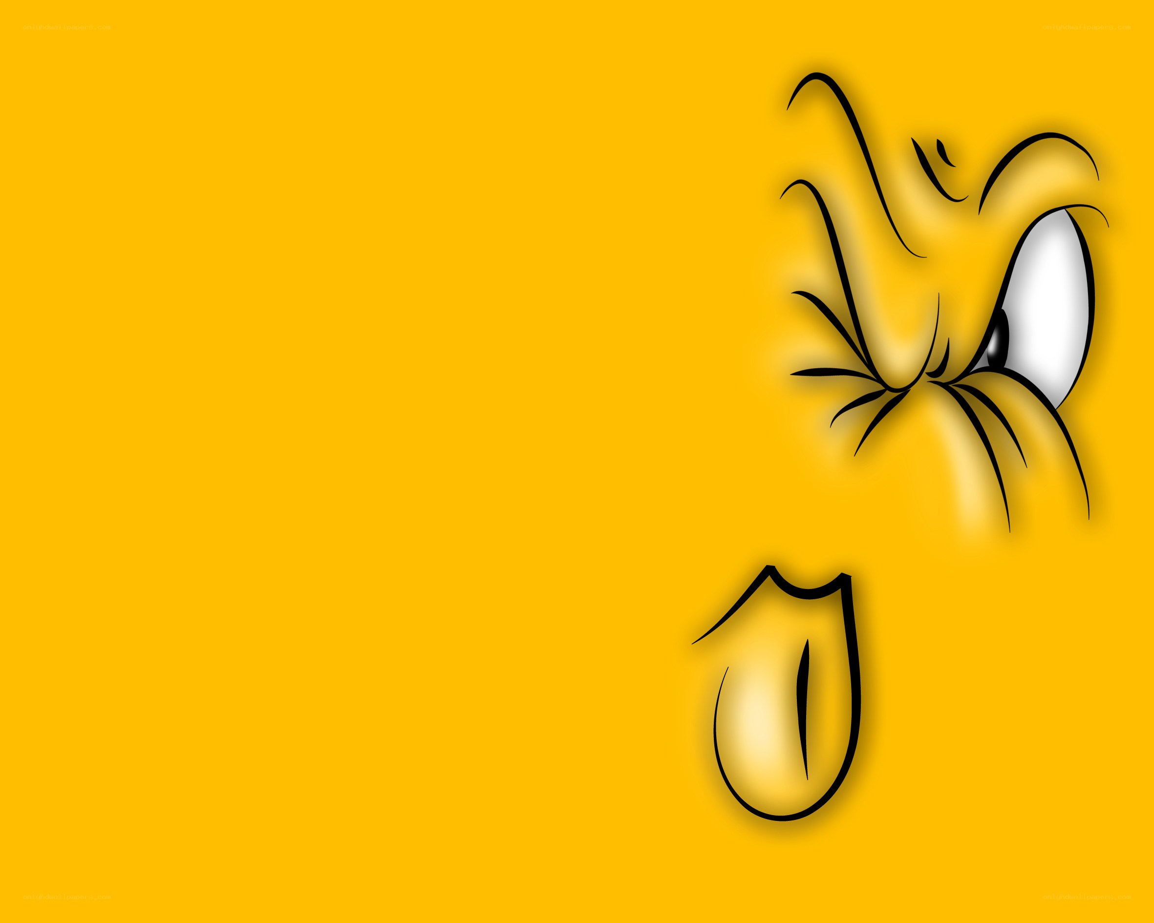 tweety bird angry face