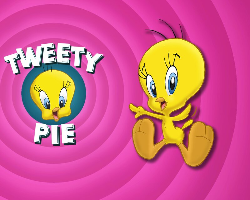 Tweety Bird Character — Pink, Playful, Illustration