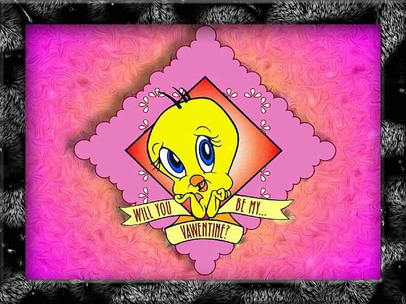 Tweety Bird Character — Pink, Playful
