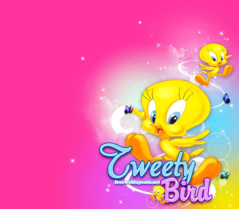 Tweety Bird Character — Pink