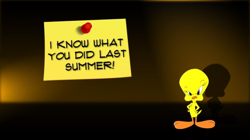 Tweety Bird Character — Yellow, Dramatic, Digital Art