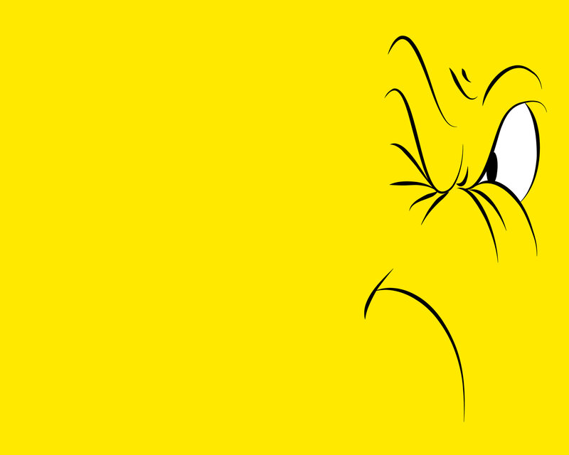 Tweety Bird Face — Yellow