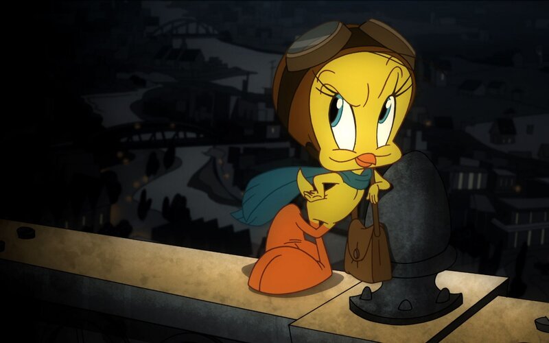 Tweety Bird on Rooftop