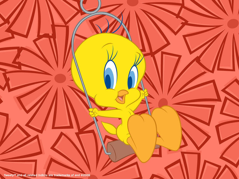 Tweety Bird on Swing