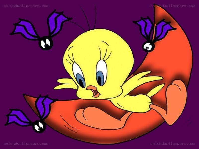 Tweety Bird with bats