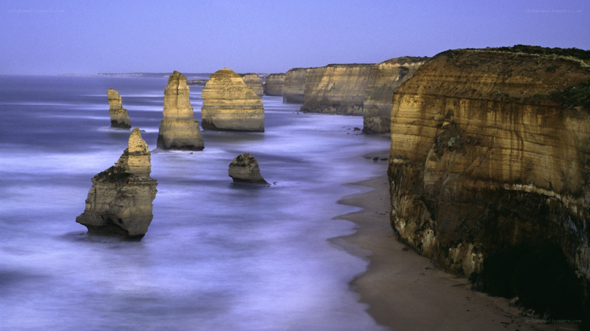 Twelve Apostles at dusk