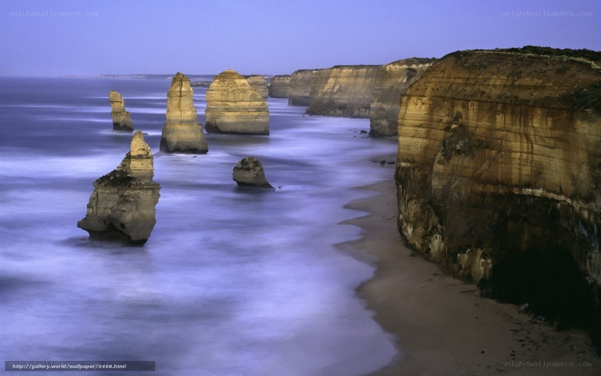 Twelve Apostles at dusk
