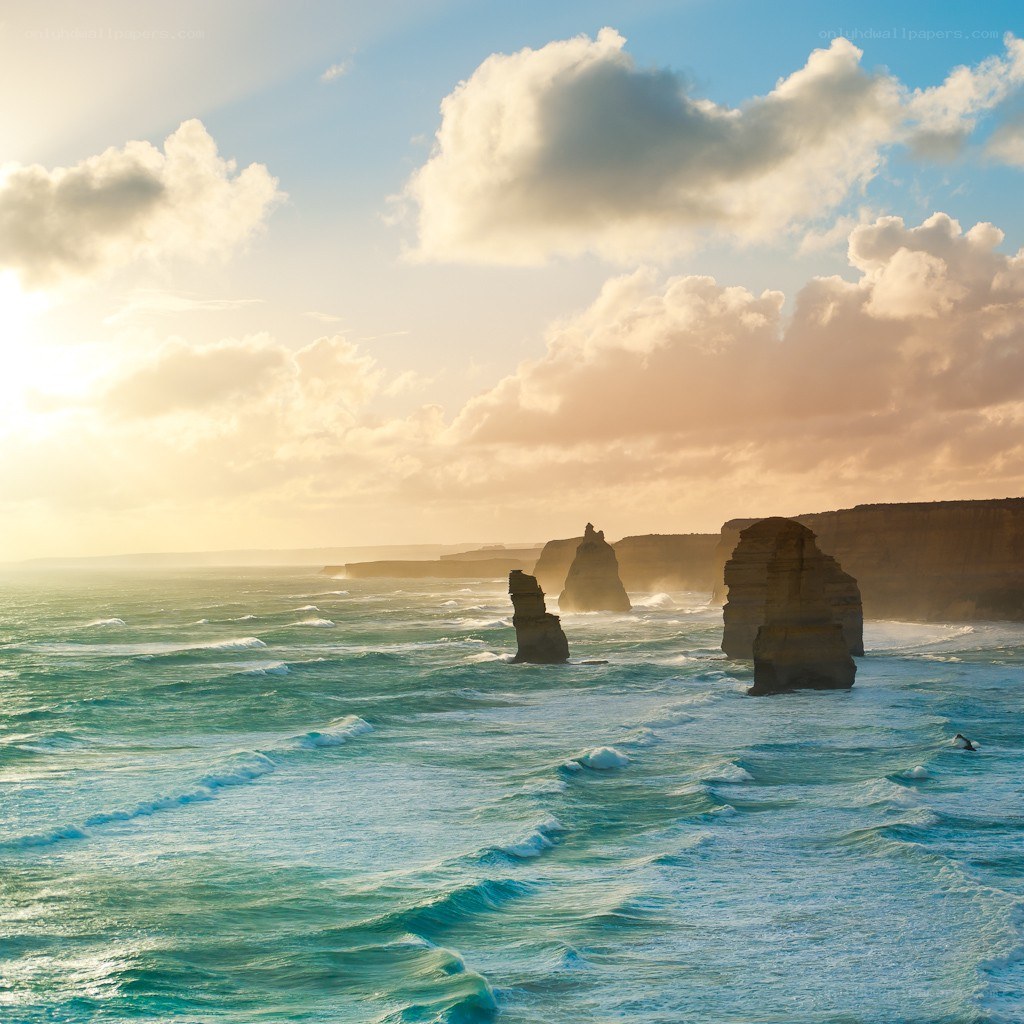 Twelve Apostles at sunset