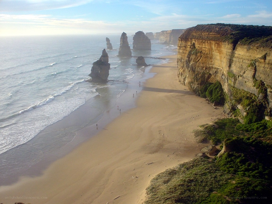 Twelve Apostles coastal view