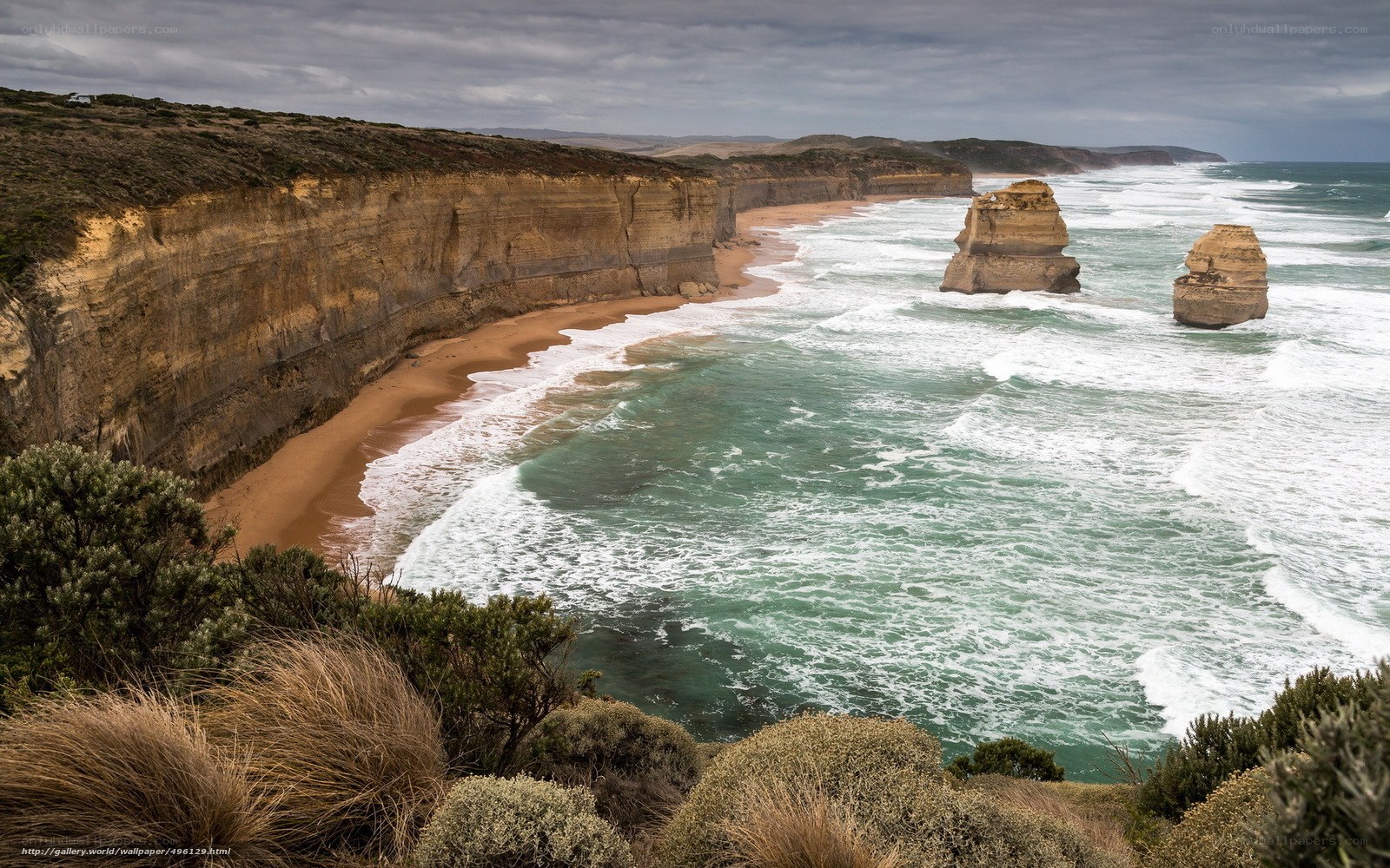 Twelve Apostles coastline