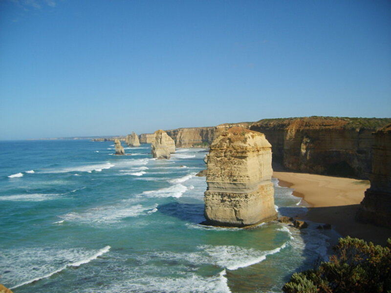 Twelve Apostles Rock Formations — Blue, Serene, Afternoon