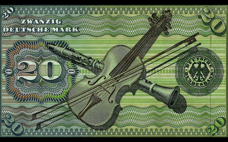 Twenty Deutsche Mark Bill