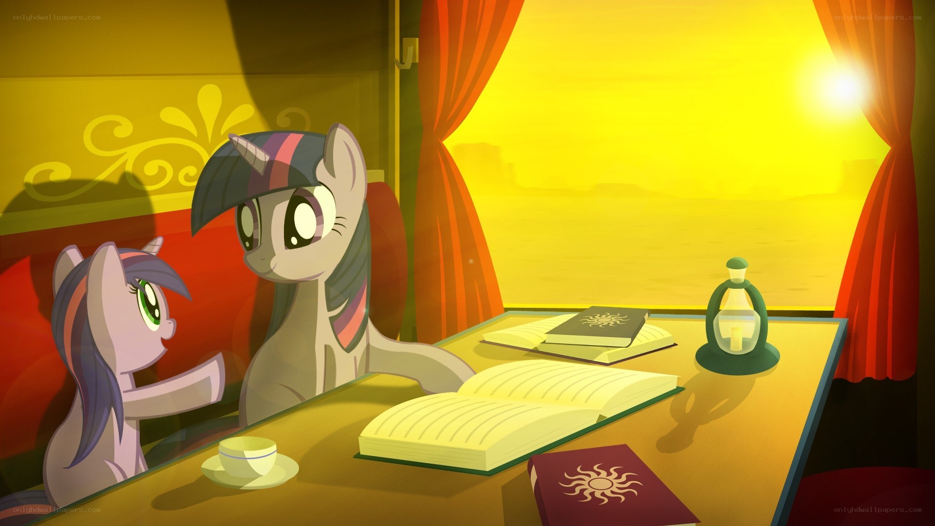 Twilight and her younger self