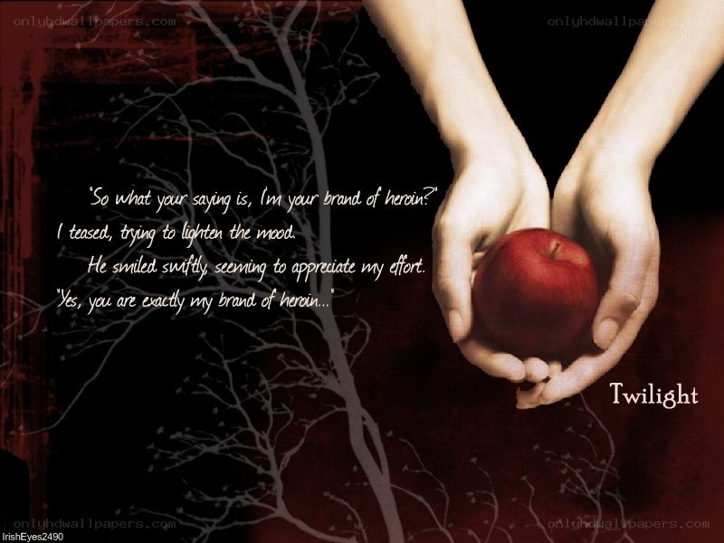 Twilight apple quote