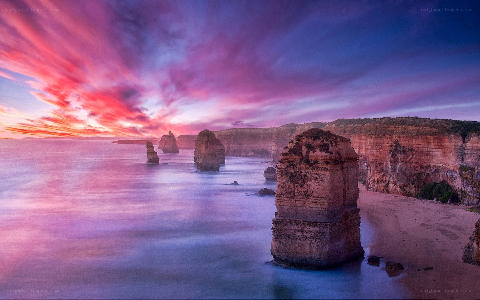 Twilight at the Twelve Apostles