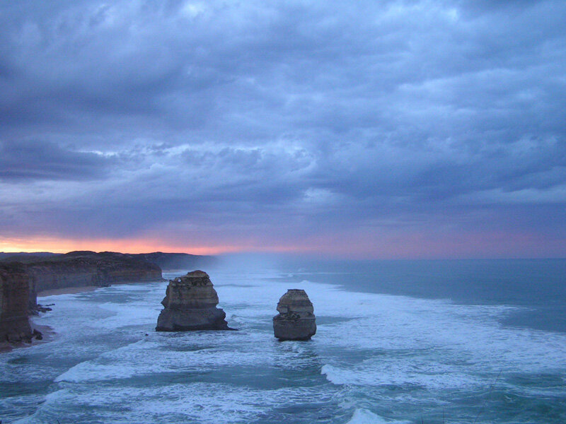 Twilight at the Twelve Apostles