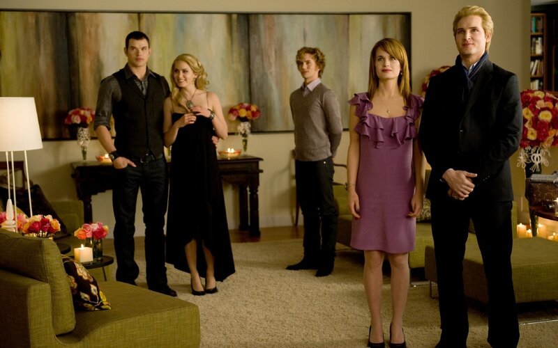 Twilight cast at a party