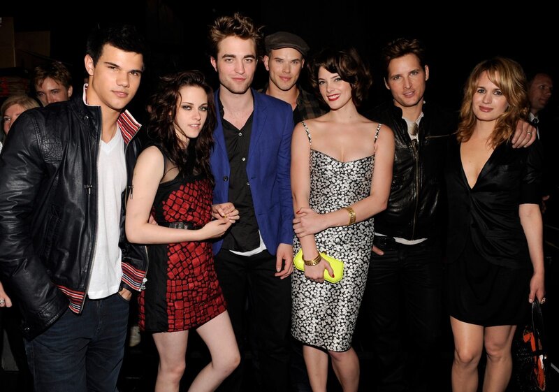 Twilight cast at event