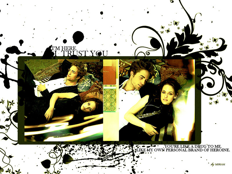 Twilight collage with quotes