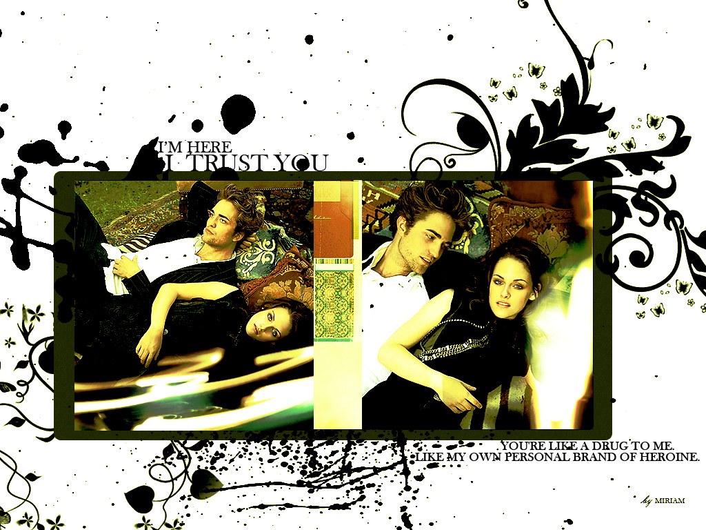 Twilight collage with quotes
