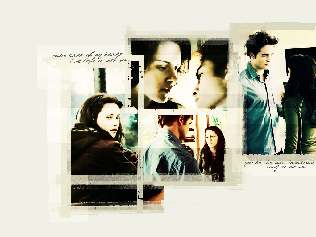 Twilight collage with quotes