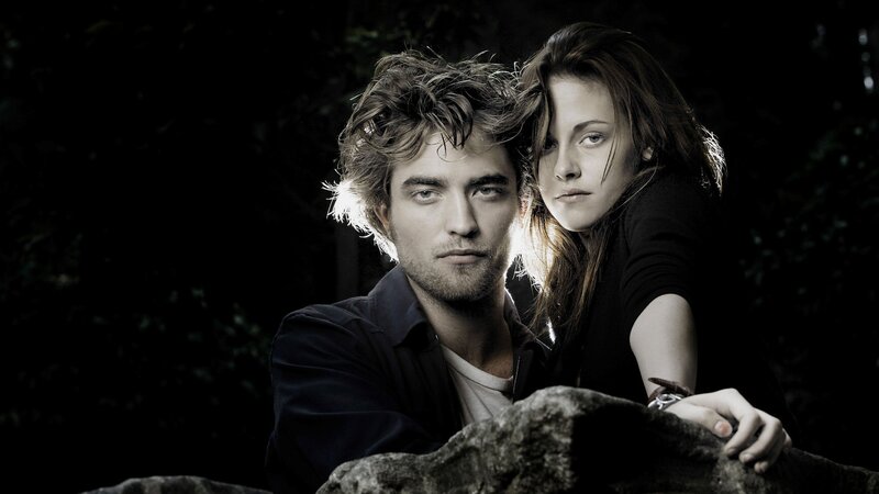 twilight couple portrait