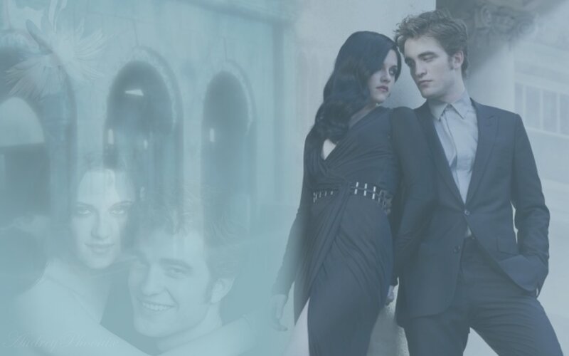 Twilight couple portrait