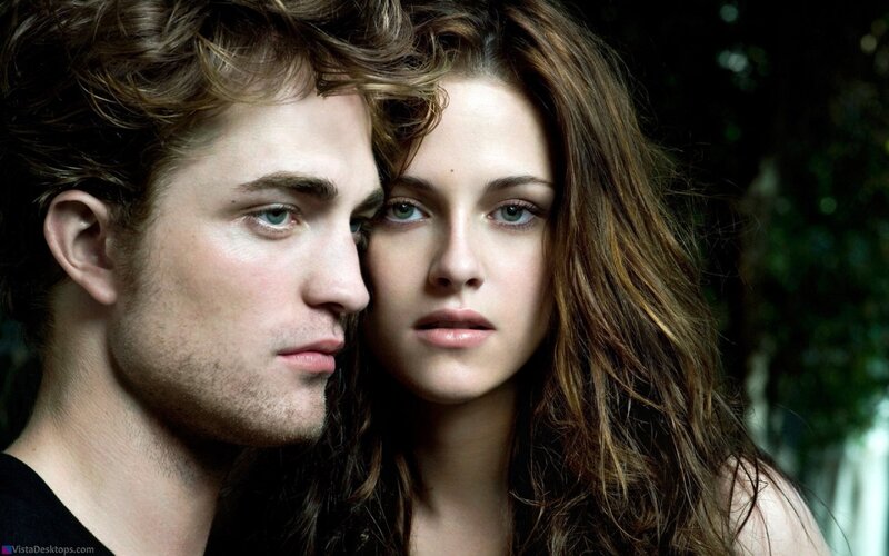 Twilight couple portrait