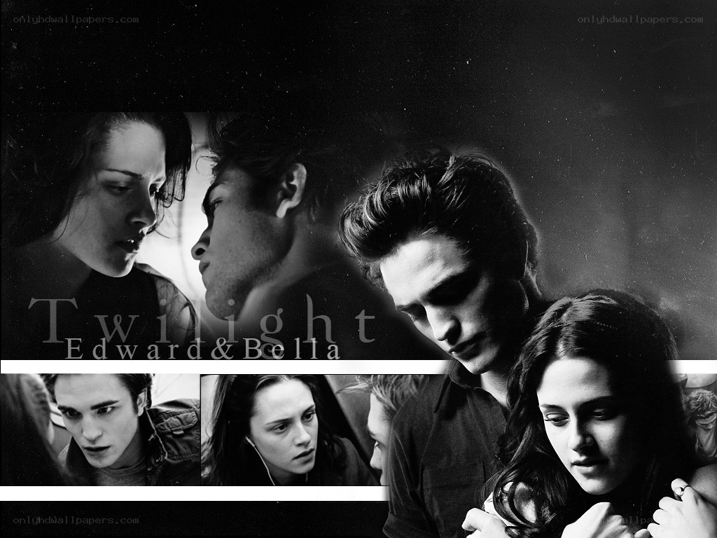 Twilight Edward and Bella collage