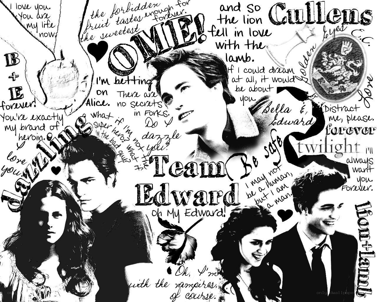 Twilight fan art collage