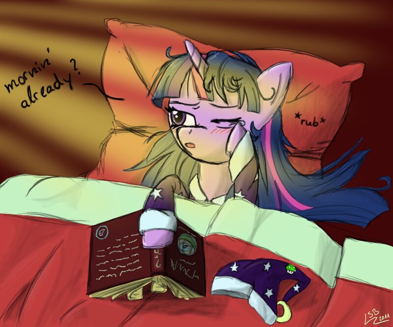 twilight in bed reading