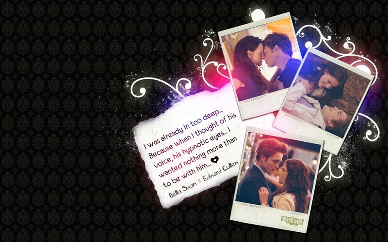 Twilight love moments collage