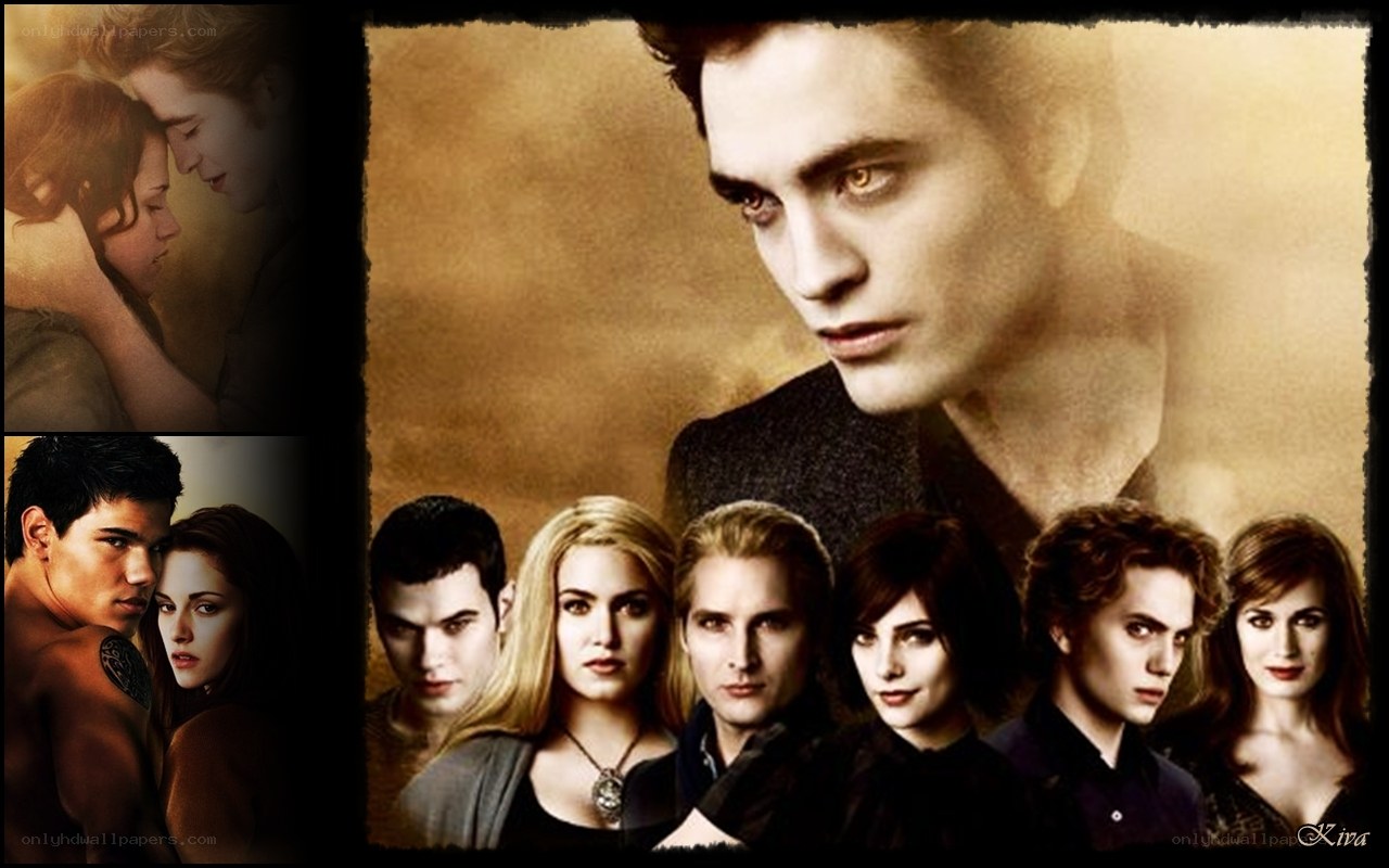 Twilight movie character collage
