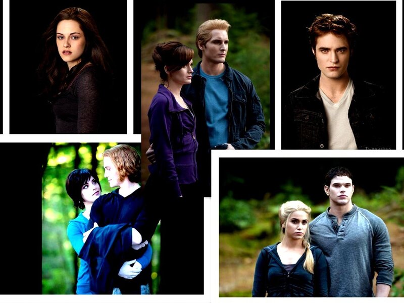 Twilight movie character collage