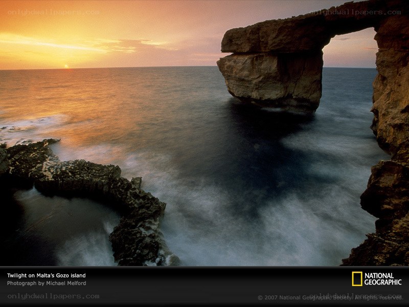 Twilight on Gozo Island