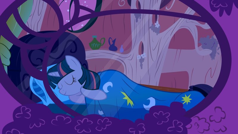 Twilight sleeping peacefully