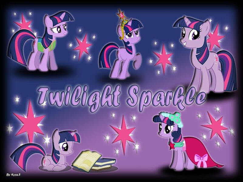 Twilight Sparkle character collage