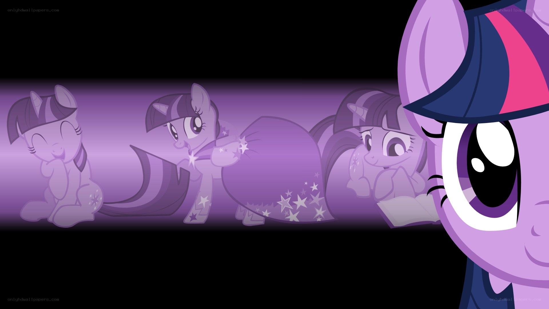 Twilight Sparkle character montage