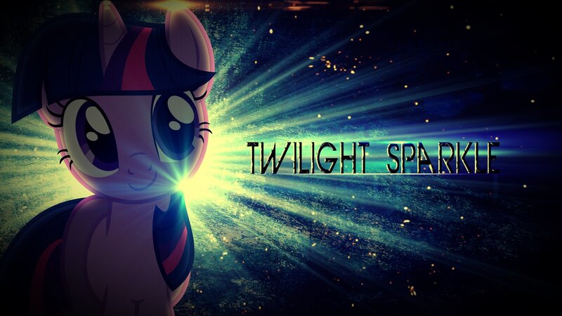 Twilight Sparkle Character — Purple, Dramatic, Night, Digital Art