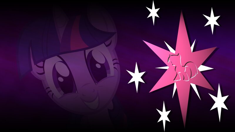 Twilight Sparkle Character — Purple, Dramatic, Night